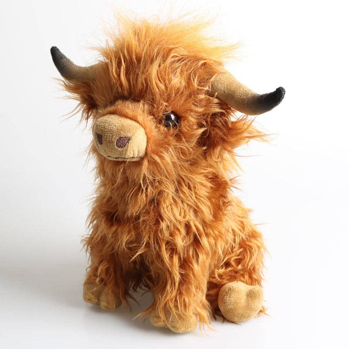 Cute Cow Plush - Soft and Safe for Kids: Brown