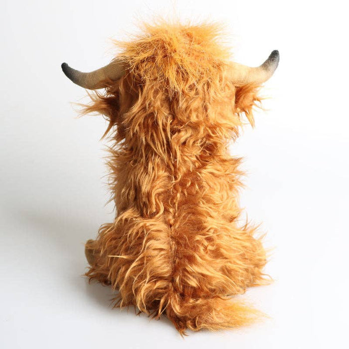 Cute Cow Plush - Soft and Safe for Kids: Brown