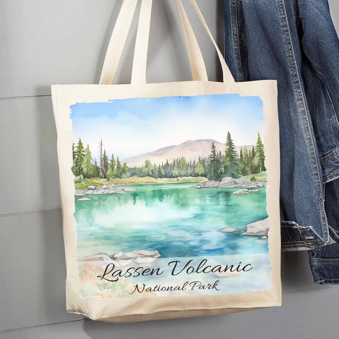 Lassen Volcanic National Park CA 12 oz Canvas Tote Bag