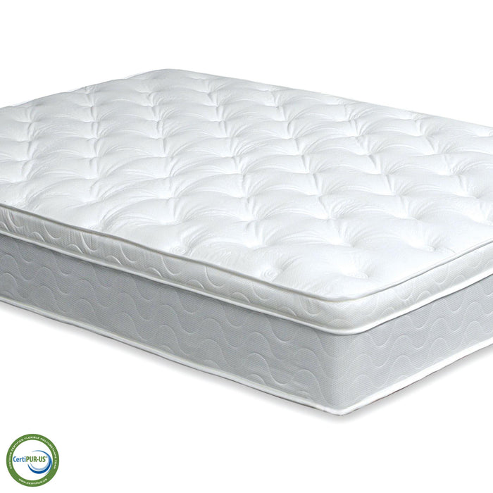 Bird Of Paradise White 11" Euro Pillow Top Mattress, Cal.King image