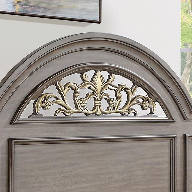 SYRACUSE Queen Bed, Gray