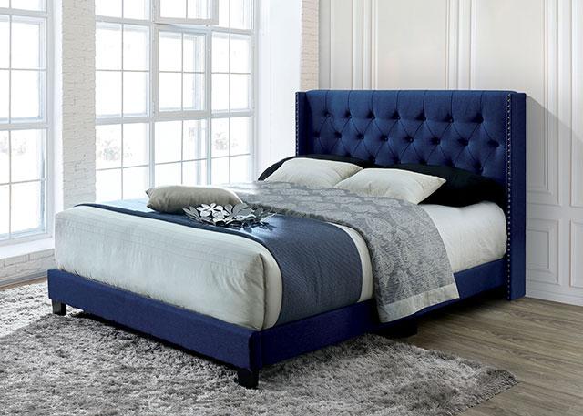 JENELLE Twin Bed, Navy