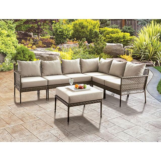 ALEISHA Patio Ottoman