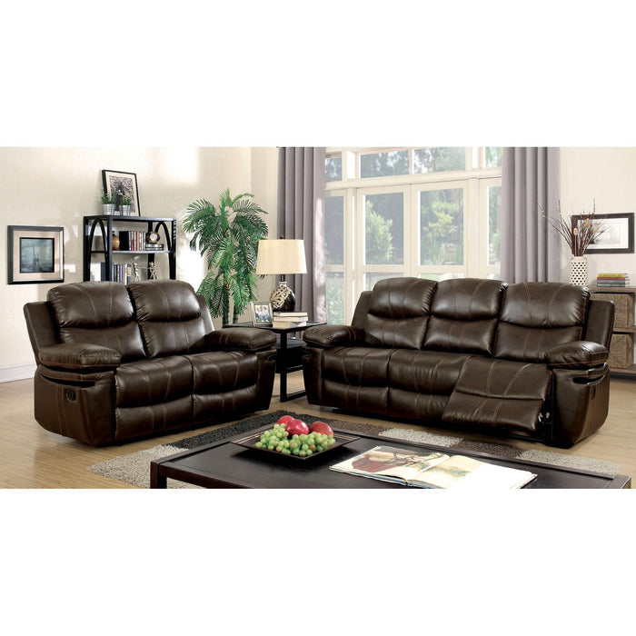 Listowel Brown Love Seat