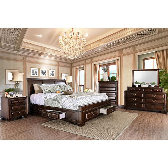 Brandt Brown Cherry Queen Bed image