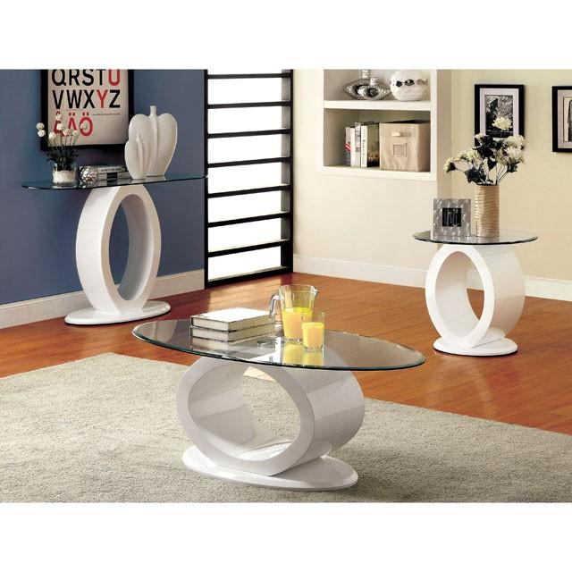 LODIA III White Coffee Table, White image