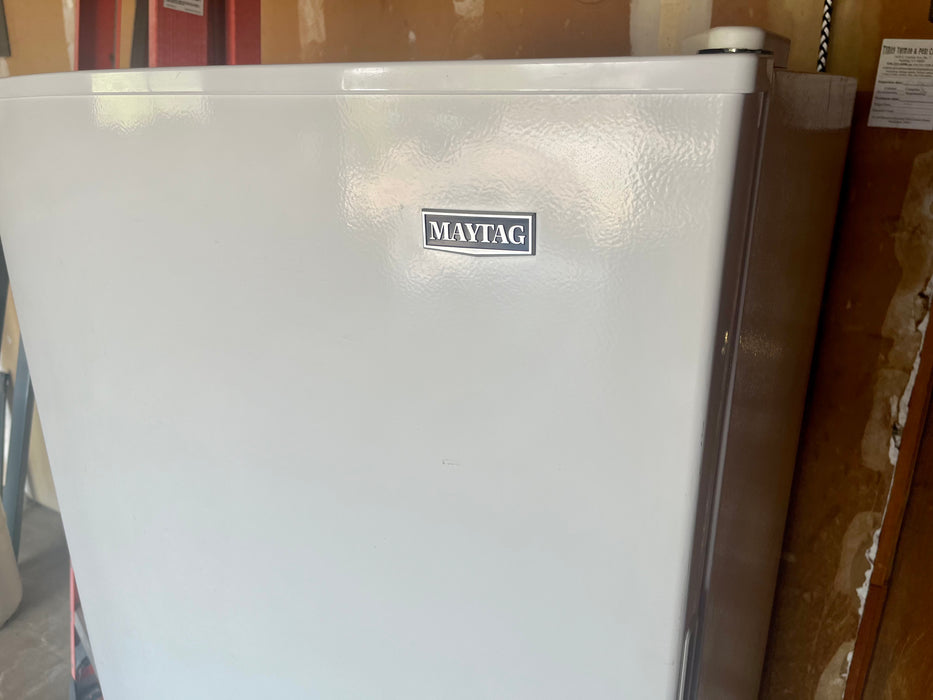 Upright Maytag white freezer 32893