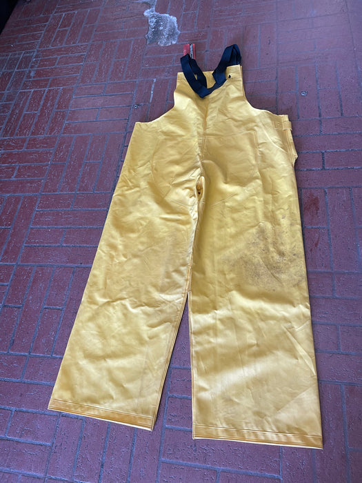 Cedarkey Yellow XL waterproof overalls 50MM BIB PANTS Heavy Duty 32877