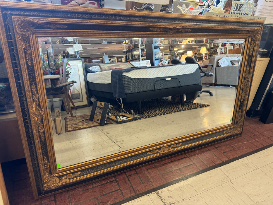 Large ornate beveled mirror 32902