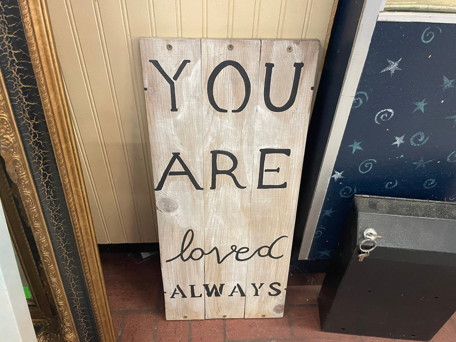 You are loved decor sign 32918