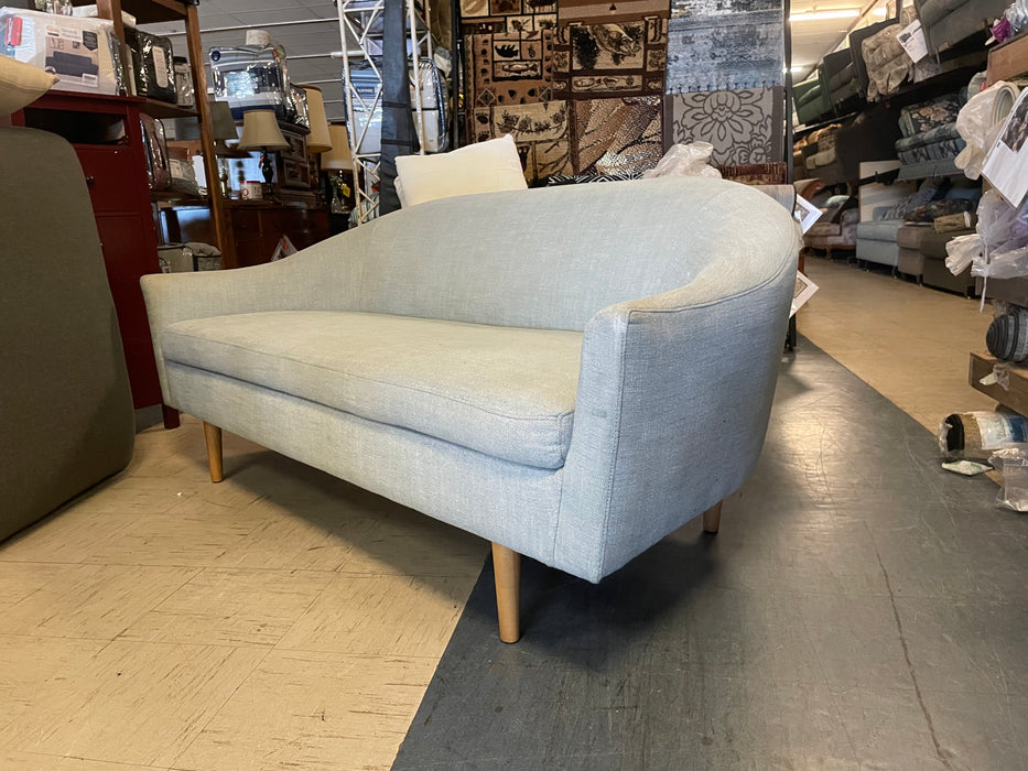 West Elm Billie tightback Mid Century Modern style sofa couch 32926