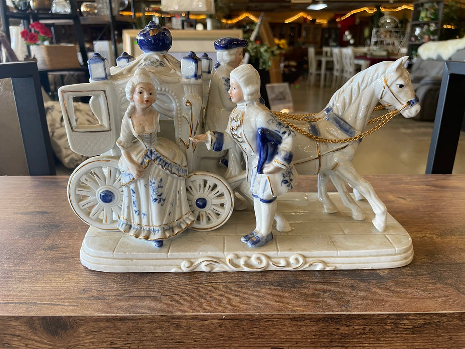 German porcelain carriage princess figurine 32939