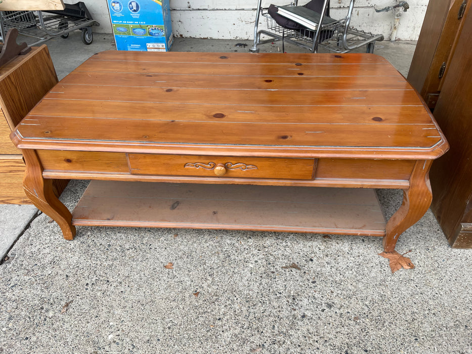 1 drawer wood coffee table 33321