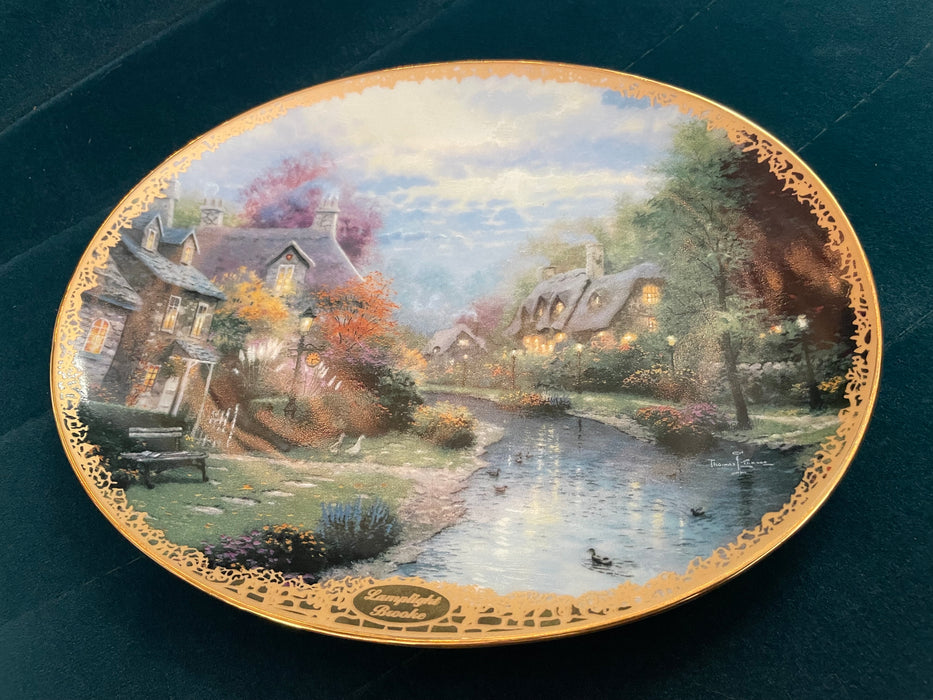 "Lamplight Brooke " Thomas Kinkade collectors plate 33327