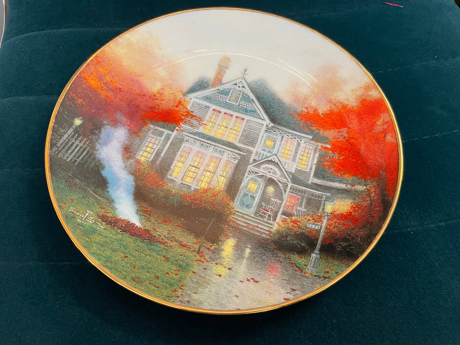 "Amber Afternoon" Thomas Kinkade collectors plate 33328