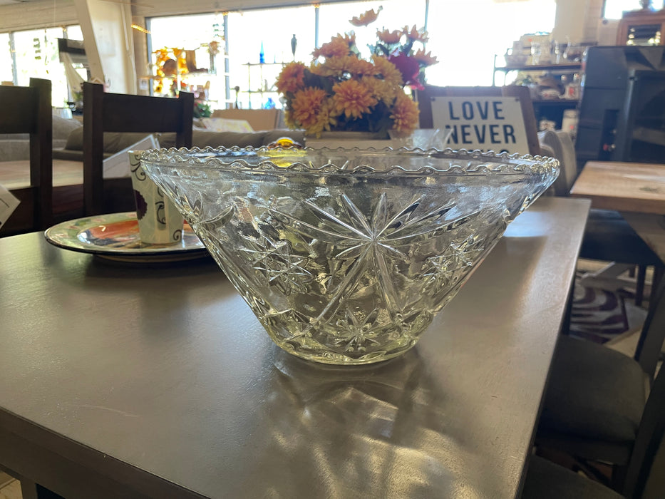 Anchor Hocking Star of David punch bowl 32691