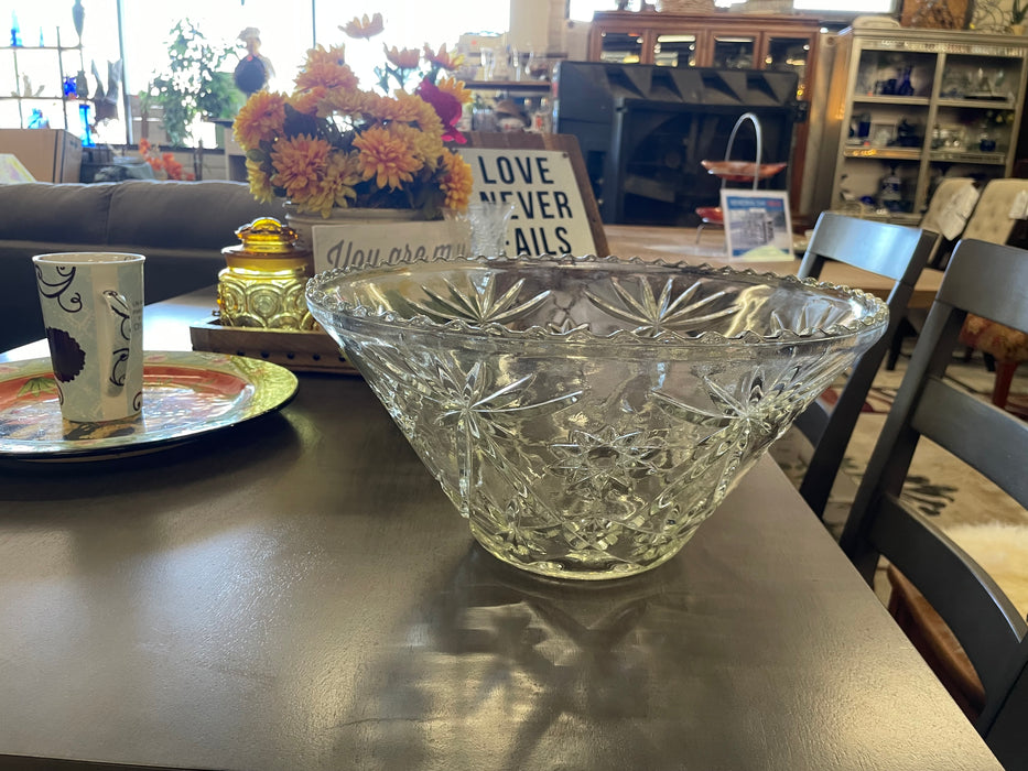 Anchor Hocking Star of David punch bowl 32691