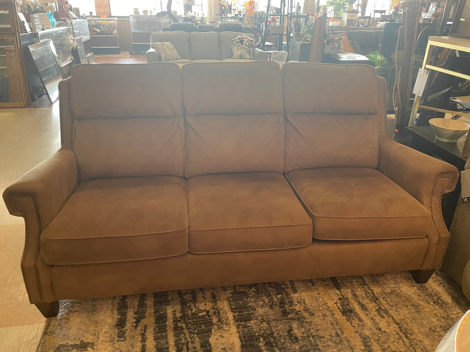 Brown Flexsteel sofa couch 32712