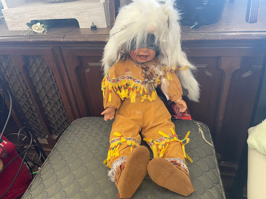 Native American boy doll 32824