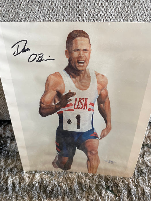 Olympian Dan O'brien 400 meter print 32813