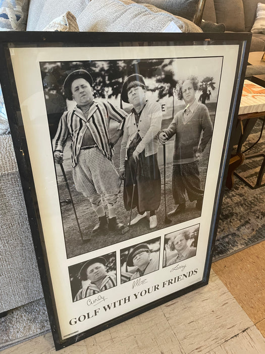 Vintage "Golf with your friends: The Three Stooges golfing 32665
