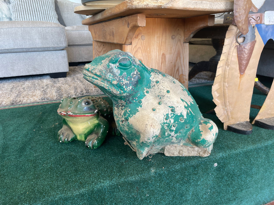 Ceramic frog set 32629