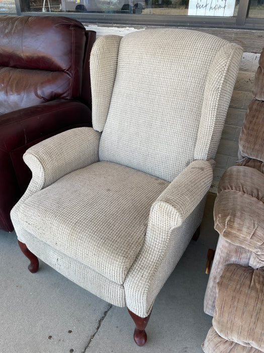 Wingback reclining upholstered accent recliner chair 32516