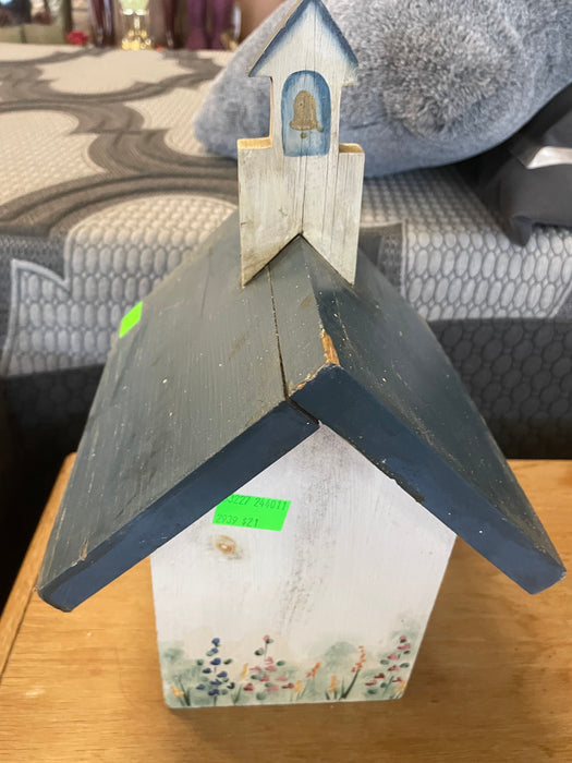 Heart front bird house 33227