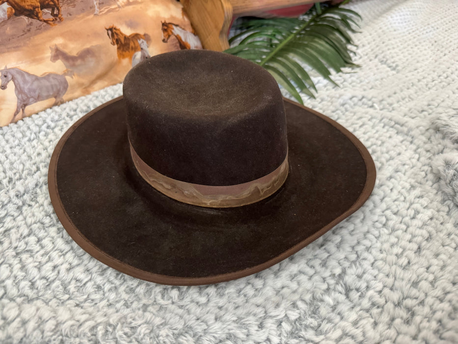 Brown Silver spur cowboy hat 33068