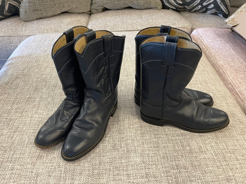 Justin size 7B all leather boots 31481