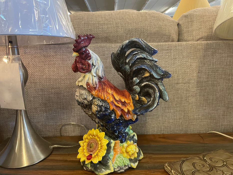 Rooster with sunflower decor 33005