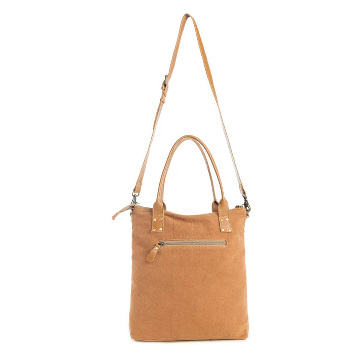 Mesa Maverick Tote Bag in Brown & White New MY-S-10818