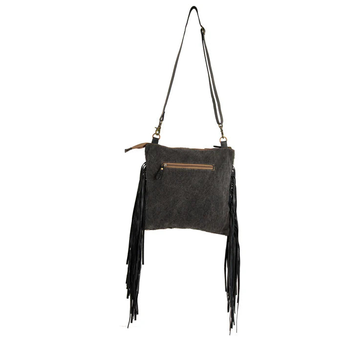 Tumbleweed Trail Fringed Hand-Tooled Bag NEW MY-S-7869