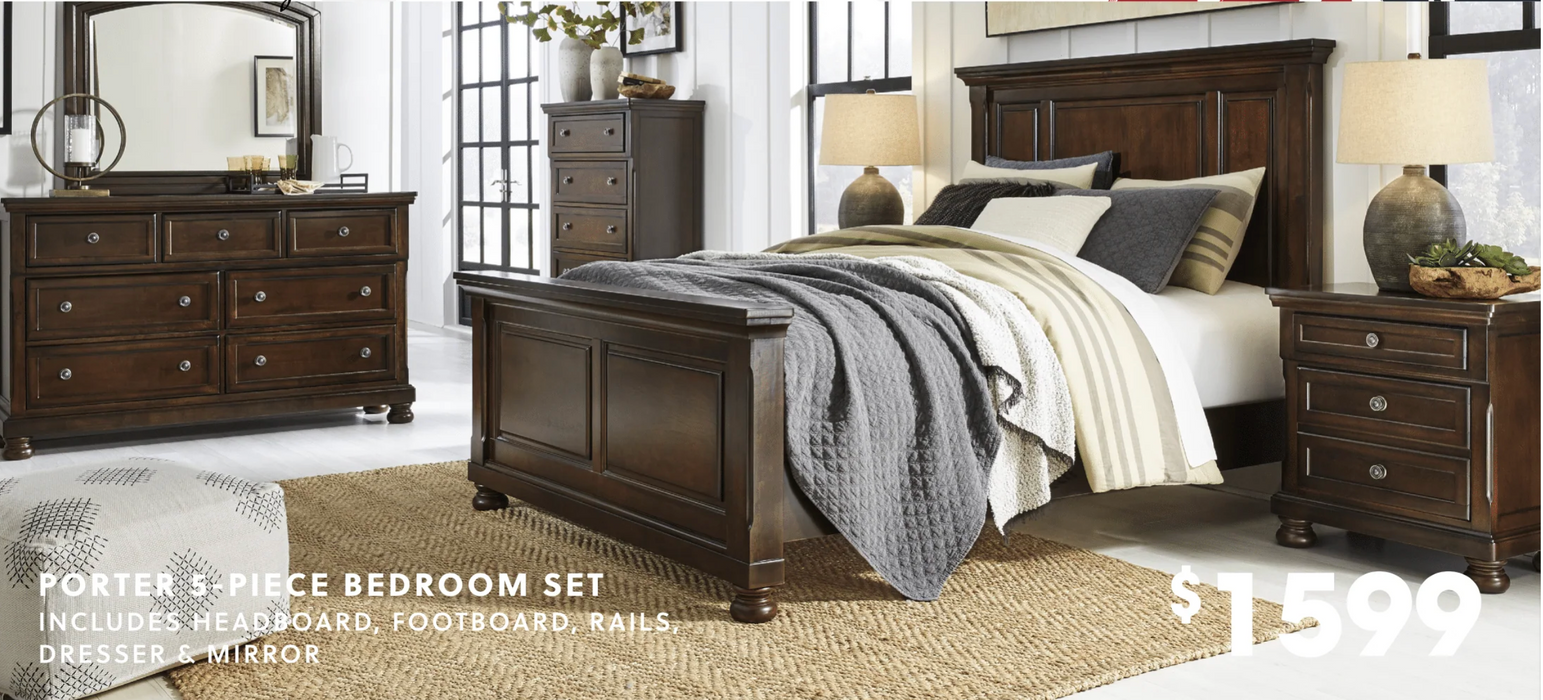 Porter 5-Piece Queen Bedroom Set NEW AY-B697B2P5