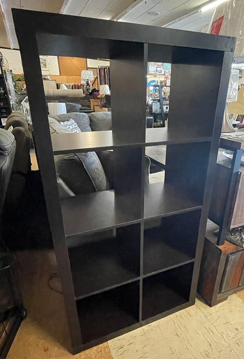 Black cubicle bookcase cubby/storage shelf 32515