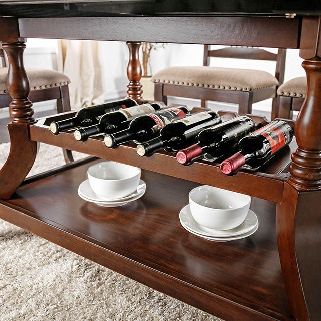 Jordyn Brown Cherry Dining Table