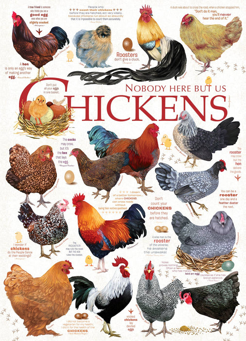 Chicken Quotes 1000pc puzzle