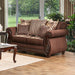 TABITHA Brown Love Seat, Brown image