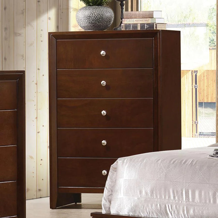 Serenity 5-drawer dresser red brown NEW CO-201975