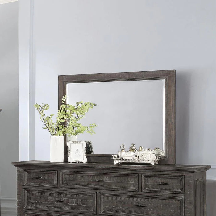 Atascadero mirror weathered carbon grey/gray finish NEW CO-222884