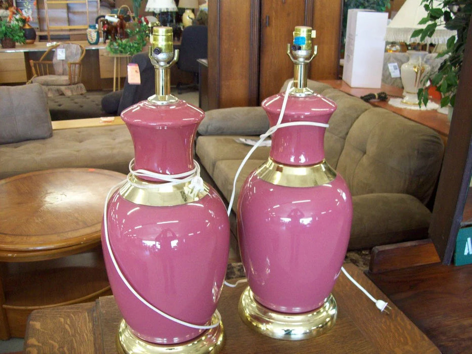 Lamps mauve 2577