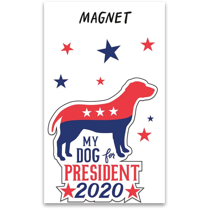 Memo holder magnet - My Dog President Primitives by Kathy NEW PK-104973