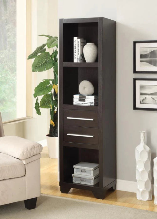 Bookcase/book case/shelf cappuccino finish NEW CO-703302