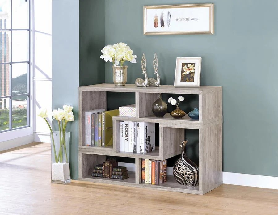 Bookcase/TV console grey NEW CO-802330