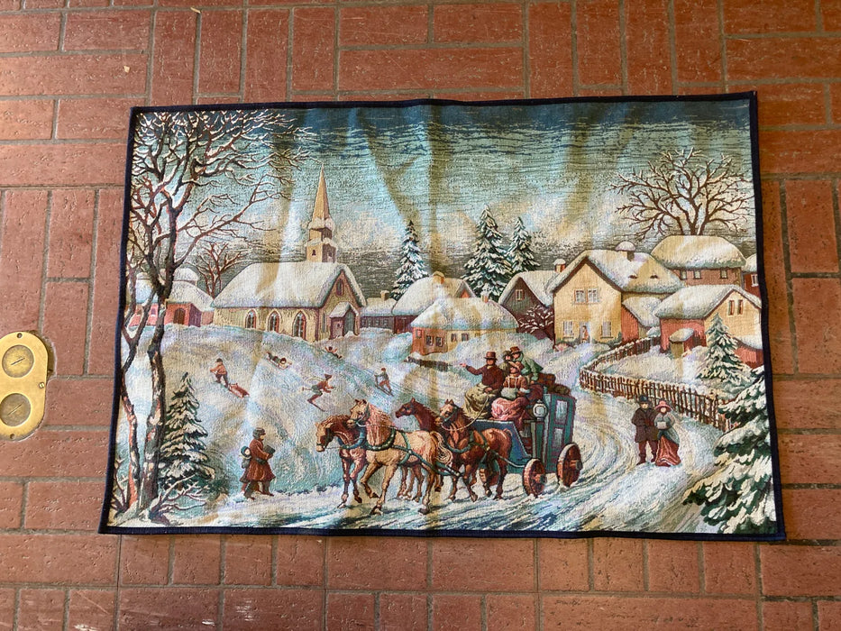 Winter themed rug 23814