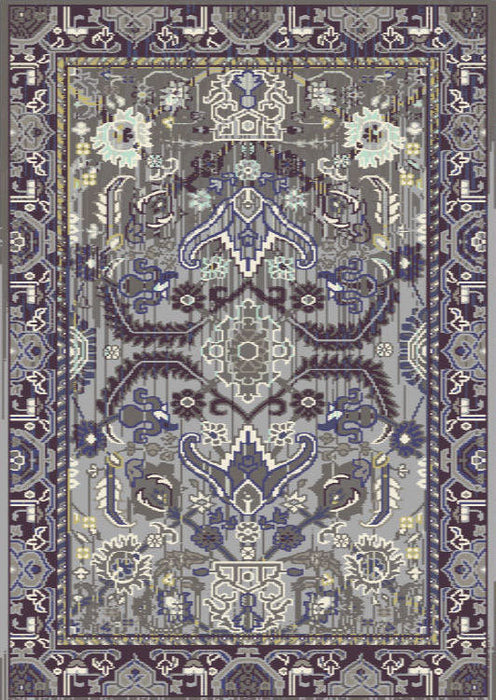 Persian Weavers Expressions 1027 dusk rug 5x7 NEW PW-EX1027D5x7