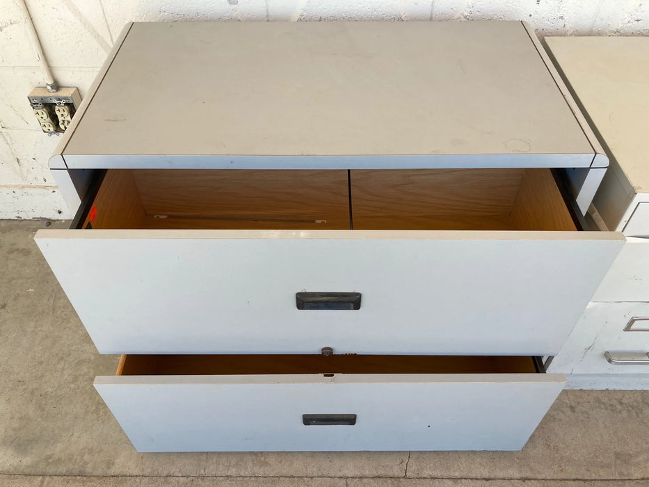 Lateral 2 drawer file filing cabinet 25241