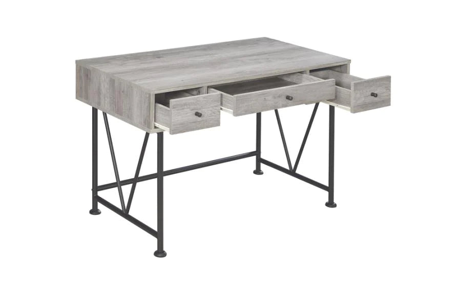 Guthrie writing desk grey/gray driftwood NEW CO-801549