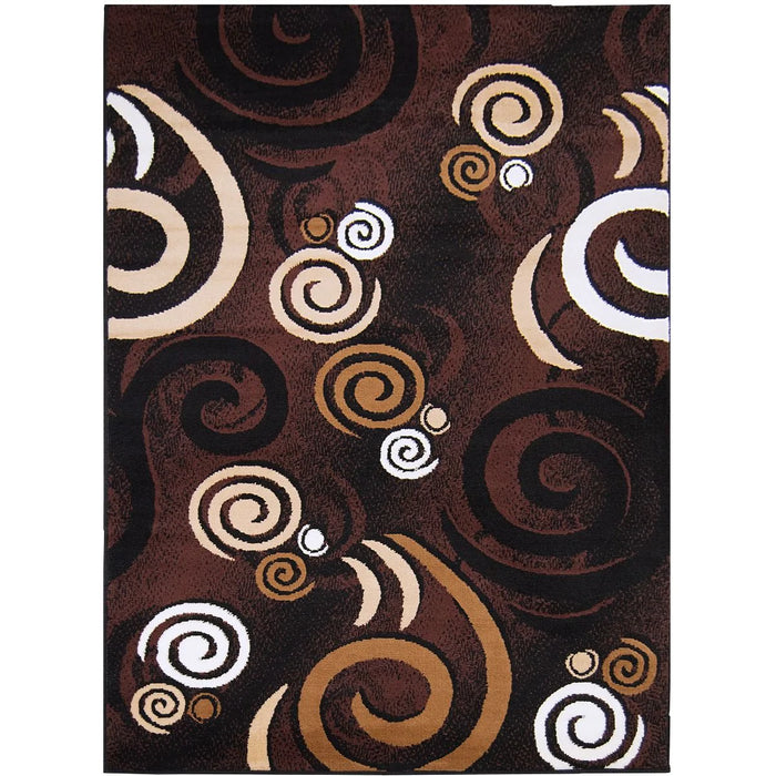 Persian Weavers Moderno 5x7 brown rug NEW PW-MDBR215x7, see other colors