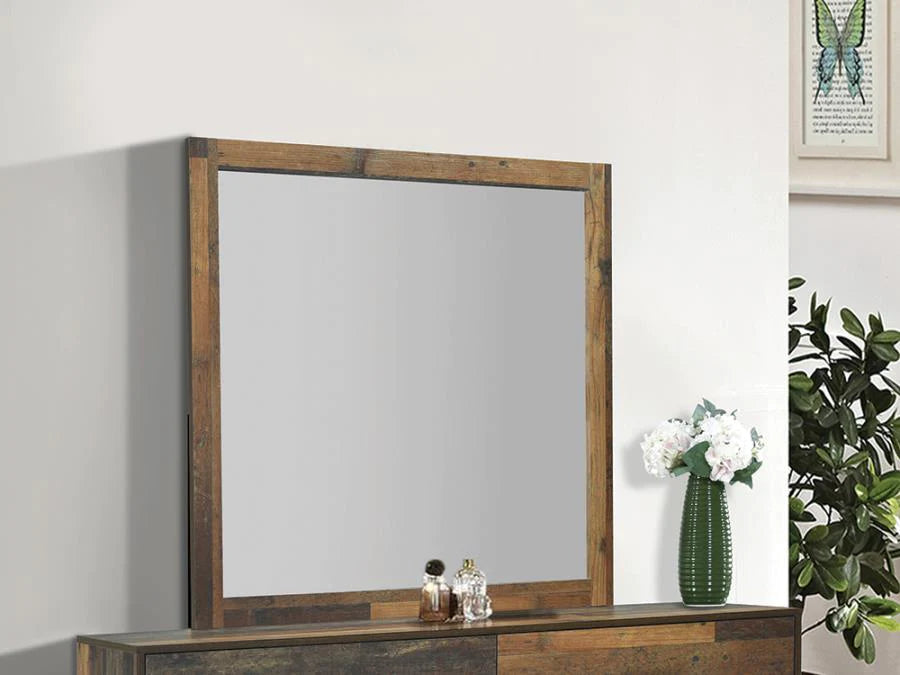 Sidney rustic pine finish mirror NEW CO-223144